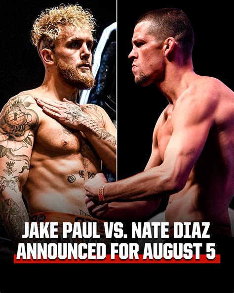 SportsCenter On Twitter Jake Paul And Former UFC Fighter Nate Diaz