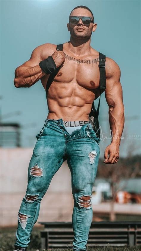 Pin By Nae Tsm2 On Distressed Ripped Jeans 2 Sexy Men Muscle Men