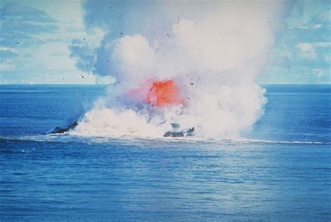 Sharkcano Pacific Ocean Volcano Where Sharks Live Erupts Nasa