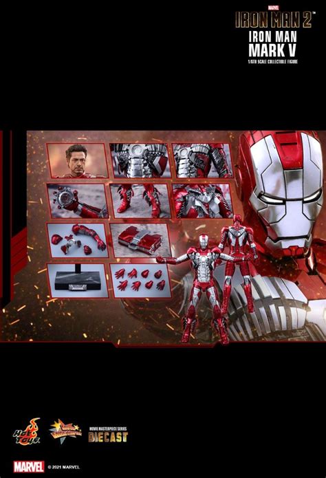 Hot Toys Reissue Iron Man Mark V Mk 5 16th Scale Collectible Figure