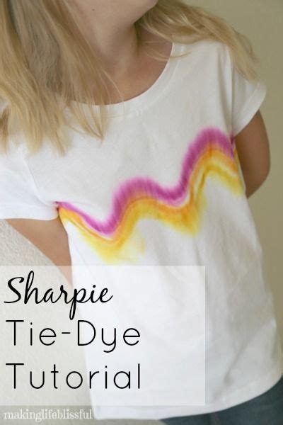 This Sharpie Tie Dye Tutorial Shows You How To Make Easy Tie Dye Shirts