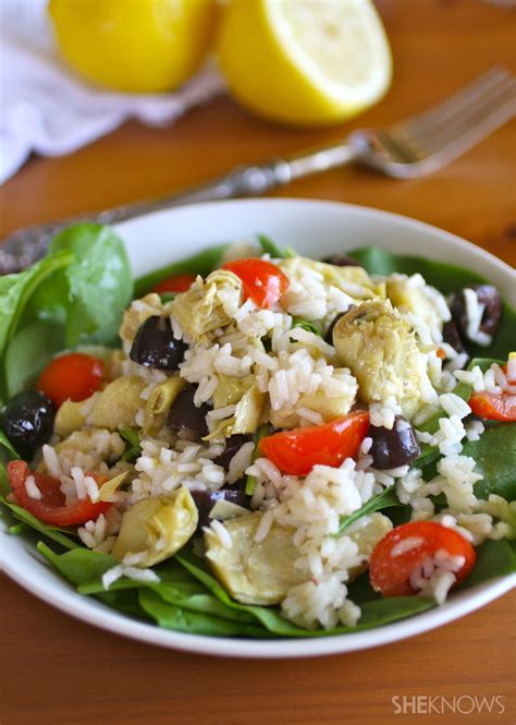 Gluten Free Artichoke And Rice Salad With Lemon Pepper Dressing