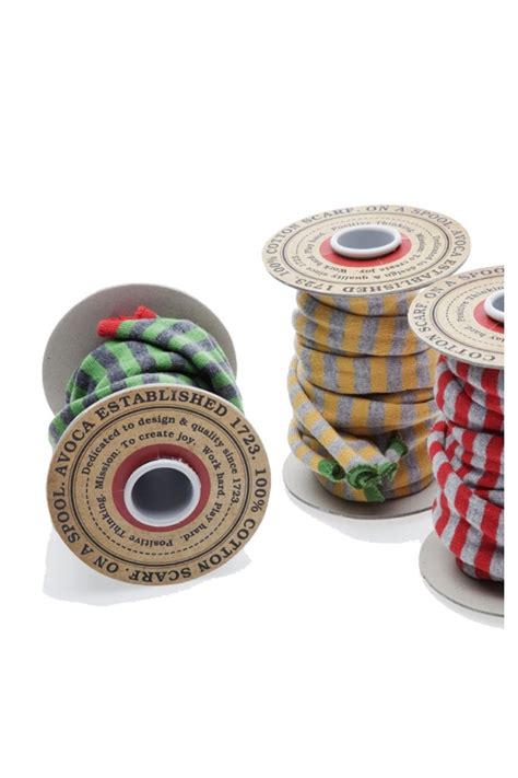 Scarf On A Spool From Avoca Scarf Packaging Packaging Design