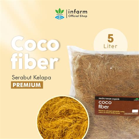 Jual INFARM Cocofiber Media Tanam Sabut Serabut Kelapa Gratis Label