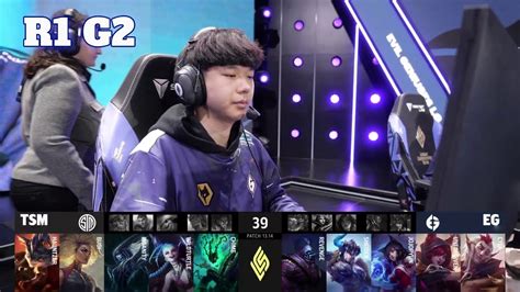 EG Vs TSM Game 2 Round 1 Playoffs S13 LCS Summer 2023 Evil