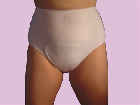 Ladies Cotton Incontinence Briefs 200 260ml High Waisted White Large