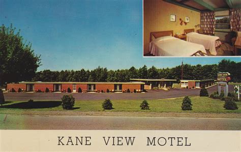 The Cardboard America Motel Archive: Kane View Motel - Kane, Pennsylvania