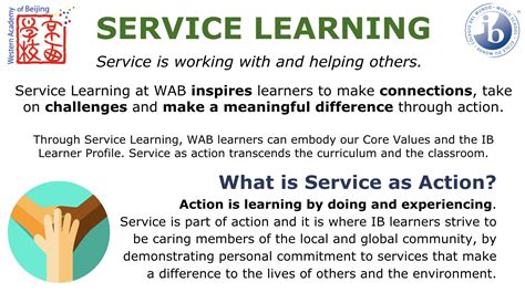 Intro Workshop Service Learning Wab Learns At Western Academy Of Beijing