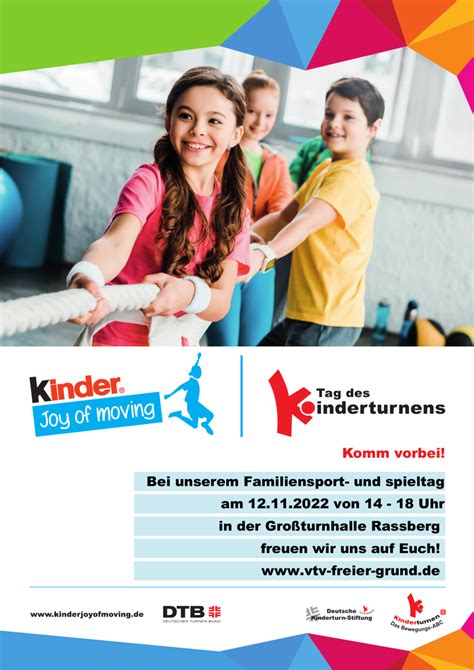 Familiensporttag Beim Vtv Freier Grund Am Tag Des Kinderturnens Vtv