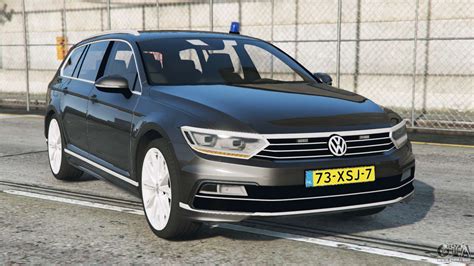 Volkswagen Passat Variant Unmarked Police Add On For Gta 5