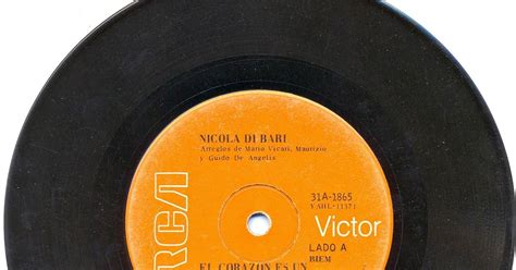 Los Discos De Miguel 0119 Nicola Di Bari El Corazón Es Un Gitano El Ultimo Romantico