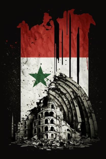 Premium Photo | Flag of syria. syria earthquake country 2023. pray