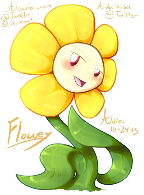 Flowey The Flower By Aidaita On Deviantart