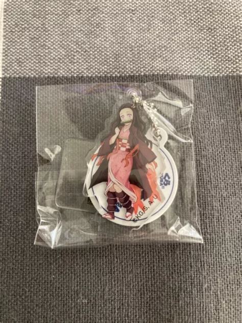 KURA SUSHI X Demon Slayer Nezuko Kamado Acrylic Stand Figure Keychain