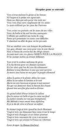 Louis Aragon Poeme