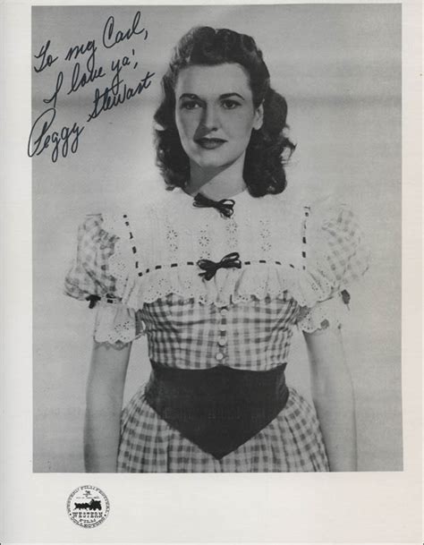 Peggy Stewart Autographed Inscribed Photograph Historyforsale Item