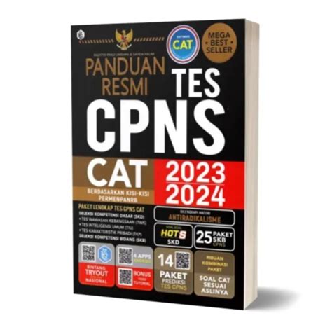 Jual BUKU PANDUAN RESMI TES CPNS CAT 2023 2024 Shopee Indonesia