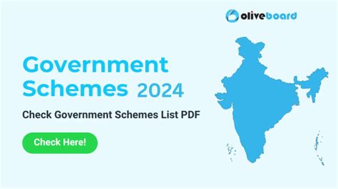 Government Schemes 2024 Check Govt Schemes List PDF