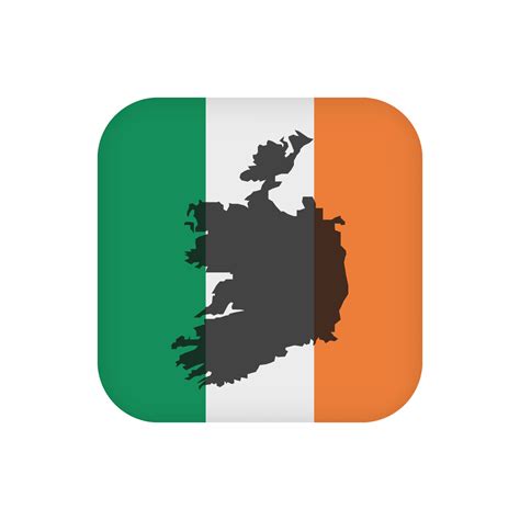 Ireland flag, official colors. Vector illustration. 12744285 Vector Art ...