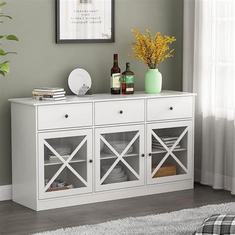 Buffet Server Table Sideboard Cupboard Server Buffet Console Table W