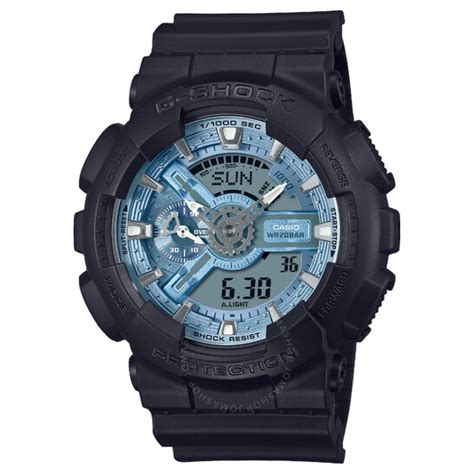 Casio G Shock World Time Quartz Analog Digital Blue Dial Mens Watch Ga 110cd 1a2 Watches G