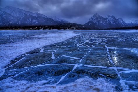 Papel De Parede C U Nuvem Montanha Canad Frio Gelo Nuvens