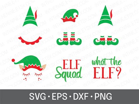 Elf Svg Bundle Elves Svgs Christmas Svg Santas Helper Etsy Canada