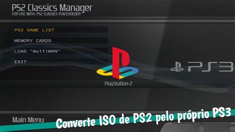 Como Rodar Jogos De PS2 No PS3 Hen Tutorial Completo YouTube