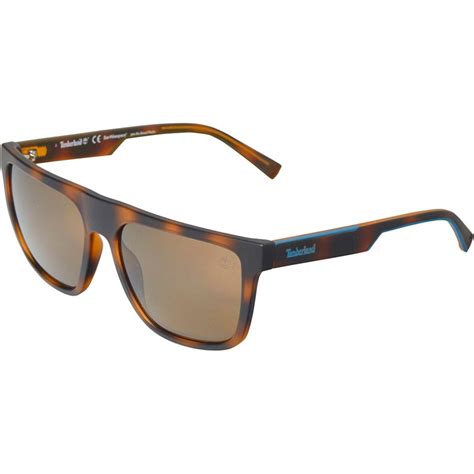 Buy Timberland Mens Injected Sunglasses Dark Havana Brown Polarized