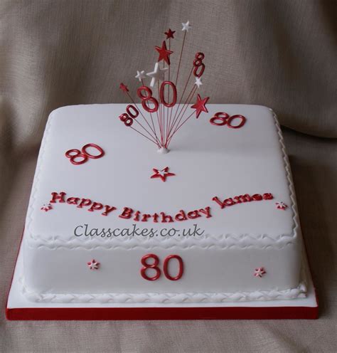 80th Birthday Cake Ideas For Men