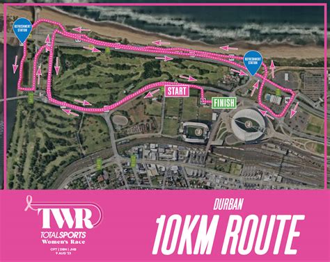 Route Maps Totalsports Women S Race Durban Wed Aug