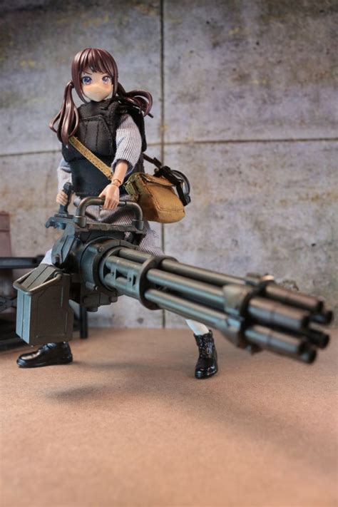 The Gatling Gun Girl Holding A Knife Pose Reference Pose Reference