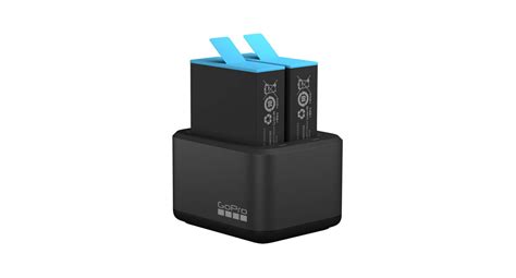 GoPro Dual Battery Charger + Battery For HERO9 HERO10 Black (Original ...