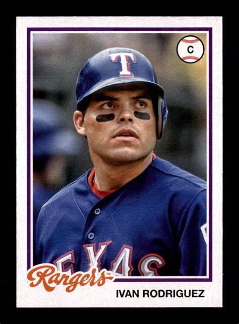 2022 Topps Archives 145 Ivan Rodriguez Texas Rangers HOF EBay