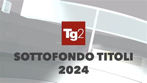 Tg Nuovo Sottofondo Titoli Originale Youtube