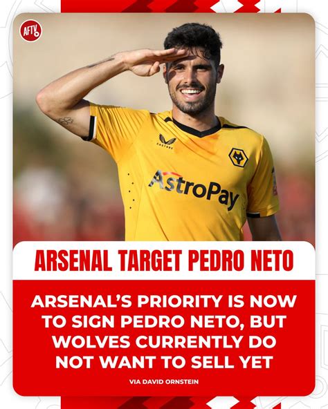 Aftv On Twitter Arsenal Have Set Their Sights On Wolves Winger Pedro