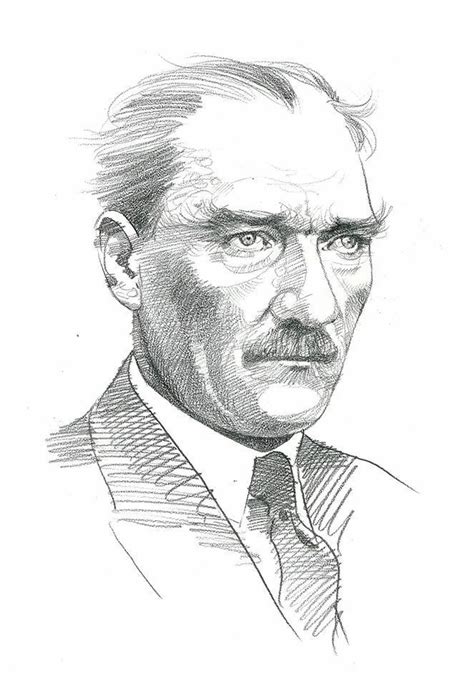 Pin by Seda Ergin on ATATÜRK in 2024 Drawing people Sketches Drawings