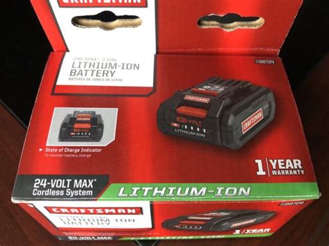 Craftsman 24v Max 25 Ah Diehard Lithium Ion Battery For Sale Online Ebay