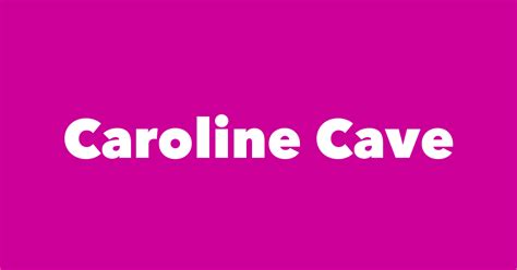 Caroline Cave Spouse Children Birthday And More