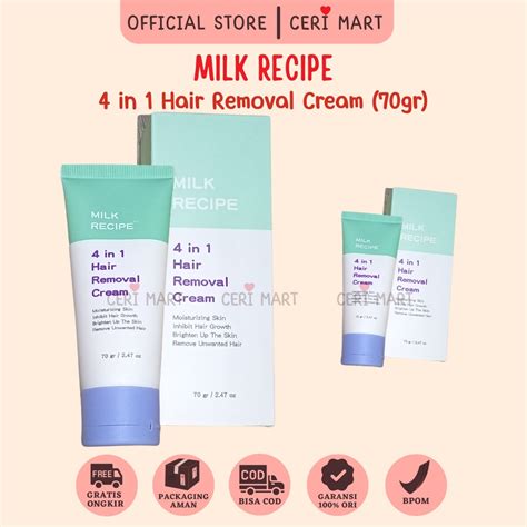 Jual Milk Recipe In Hair Removal Cream Krim Penghilang Bulu