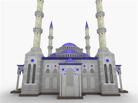 Umar Bin Khattab Mosque Model - TurboSquid 1970953