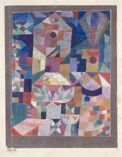 Castle Garden By Paul Klee Artvee