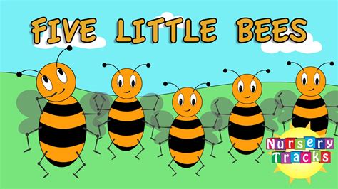 Five Little Bees Count To Ten Busy Bees Nurserytracks Youtube