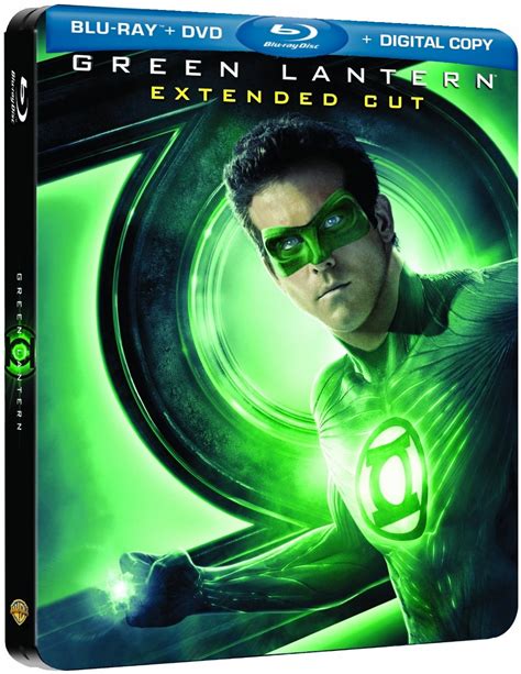 Green Lantern Extended Cut 2 Disc Limited Edition Steelbook [blu Ray