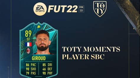 Fifa Sbc Olivier Giroud Moments Svelata Una Nuova Sfida Creazione