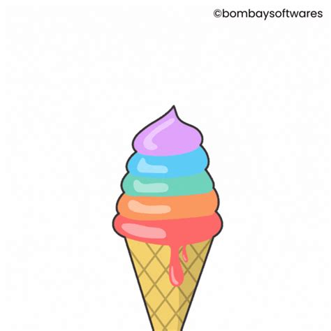 Melting Ice Cream GIF by Bombay Softwares - Find & Share on GIPHY