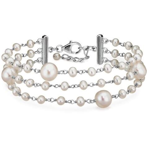 Blue Nile Freshwater Cultured Pearl Bracelet In Sterling Silver 111