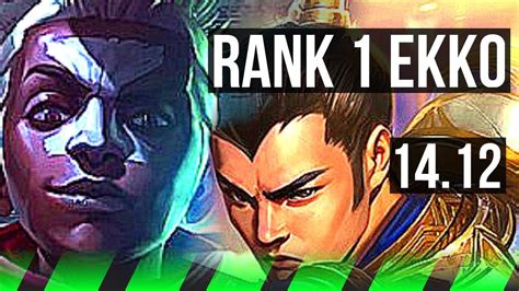 Ekko Vs Xin Zhao Jgl Rank Rank Ekko Winrate Eune