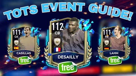 Tots F P Event Guide Free Ovr Ovr Icons Fifa Mobile