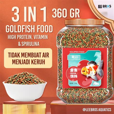 Jual Pelet Pakan Koki Premium Makanan Ikan 1 5 Mm 360 Gr Shopee